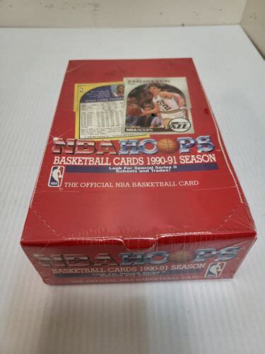 1990 91 NBA Hoops Series II Basketball Factory Sealed 36 Packs 15