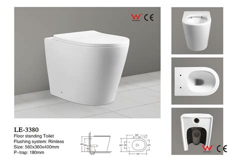 Concealed Cistern Rimless Tornado Modern Wall Hung Toilet For Bathroom