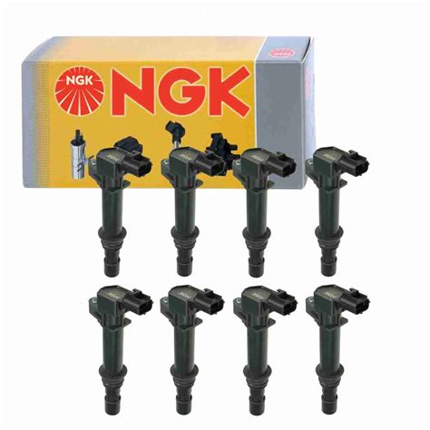 8 Pc NGK Ignition Coils Compatible With Dodge Ram 1500 4 7L V8 2002