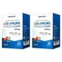 2 Lisimune Cloridrato De Lisina Vitamina C Zinco 500mg 60cps