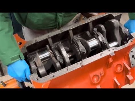 440 V8 Mopar Engine Rebuild Step 6 Crankshaft Install Main Cap Torque