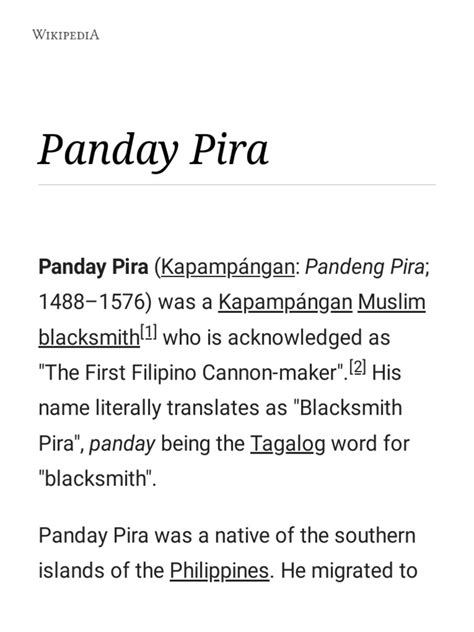 Panday Pira - Wikipedia | PDF