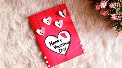 Easy And Beautiful Valentines Day Card How To Make Valentines Day