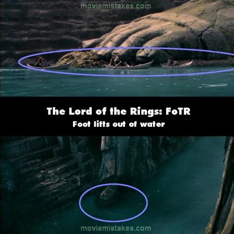 The Lord Of The Rings The Fellowship Of The Ring 2001 Movie Mistake Picture Id 13373