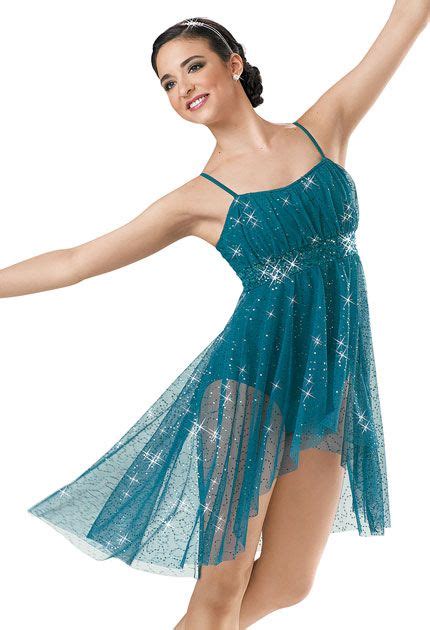 Sequin Mesh Camisole Dress Weissman Costumes Cute Dance Costumes Dance Costumes Lyrical Jazz