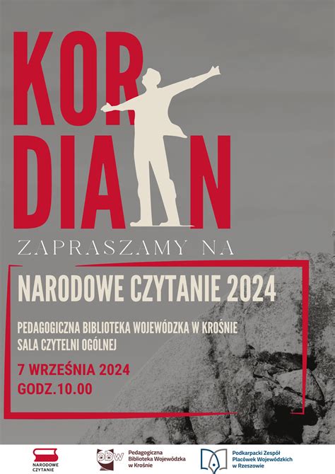 Narodowe Czytanie Juliusz S Owacki Kordian Pedagogiczna