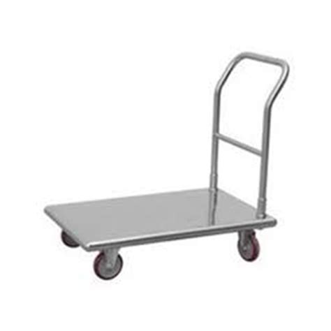 Stainless Steel Platform Trolley For Industrial Load Capacity Kg