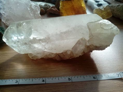 4129 Grams Large Quartz Crystal From Arkansas Sleeping Etsy