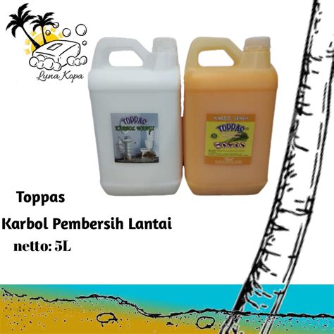 Jual Karbol Premium 5 Liter Anti Bakteri Nyamuk Serangga Minyak Sereh