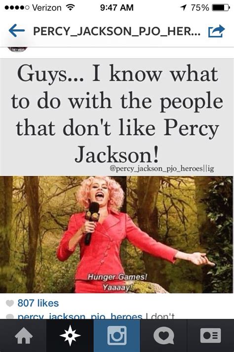 Yes They Are Probably Not In Any Fandom If They Dont Like Percy