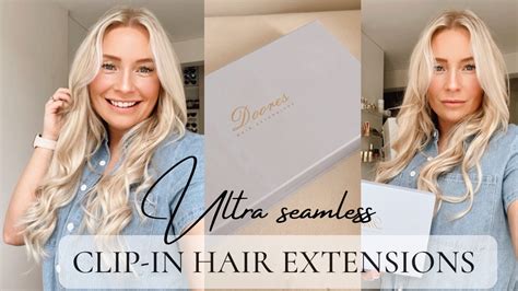 THE BEST ULTRA SEAMLESS CLIP IN HAIR EXTENSIONS FOR THIN FIME HAIR