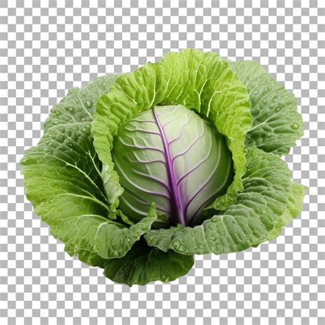 Premium PSD Cabbage On Transparent Background