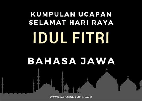 Ucapan Idul Fitri Bahasa Jawa Halus Newstempo