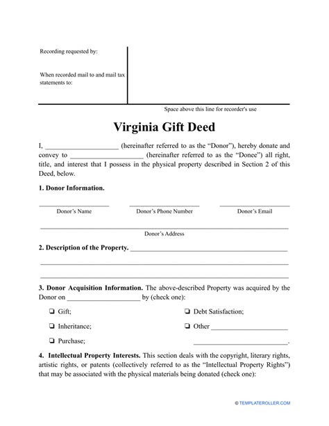 Virginia T Deed Form Fill Out Sign Online And Download Pdf Templateroller