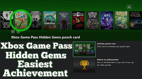 Xbox Game Pass Hidden Gems Punch Card Guide Unlocking The Easiest