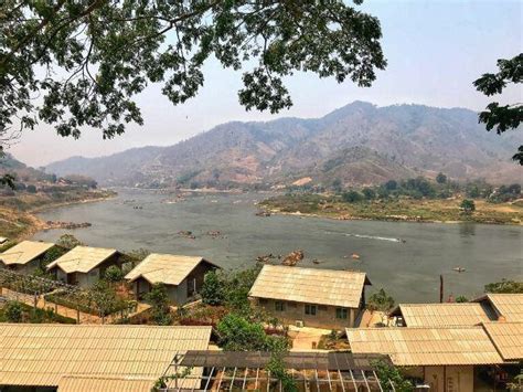 Photos Along The Mekong River Chiang Rai Province Thailand