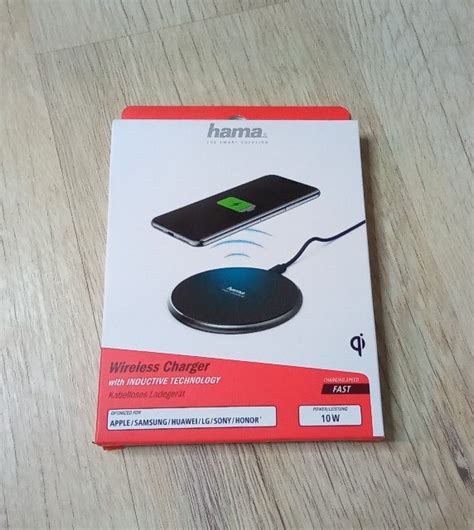 Hama Adowarka Indukcyjna Qi Fc Wireless Charger W Czarna