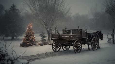 4 Christmas Carriage Photos Pictures And Background Images For Free