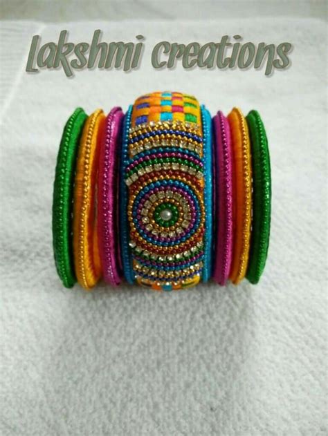 Pin By Poorni On Poornima Silk Thread Jewelry Thread Bangles Silk