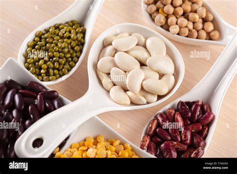 Mixed Dried Beans Stock Photo Alamy