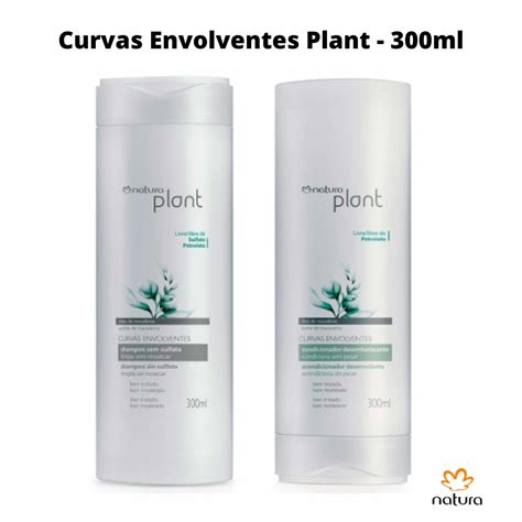 Kit Shampoo E Condicionador Curvas Envolventes Natura Plant Ml