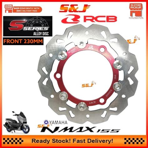 RCB S SERIES NMAX NMAX155 V1V2 DISC PLATE 230 MM BRAKE DISK FRONT REAR