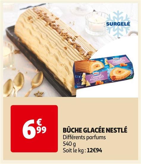 Promo Nestlé bûche glacée chez Auchan Supermarché