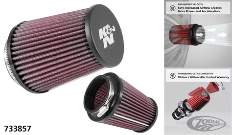 K N Air Charger Performance Intake Kits Zodiac