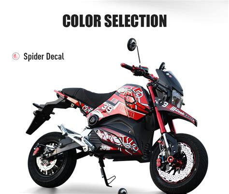 Super Power 3000W Lead Acid Battery Scooter Electric Motorcycle For