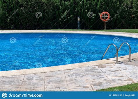 Clear Blue Water In The Pool Closeup Stock Photo Image Of Background