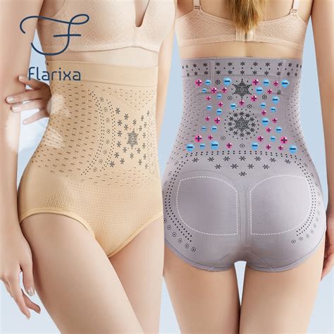 Flarixa High Waist Slimming Panties Women Fat Belly Shaper Tummy