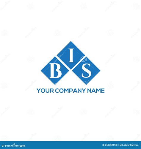 BIS Letter Logo Design On WHITE Background. BIS Creative Initials ...