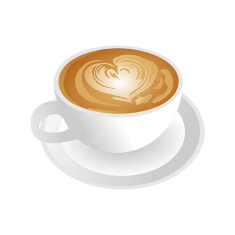 Latte Coffee Cup Vector Design Images, Cup Of Coffee Latte Vector Illustration, Coffee, Latte ...