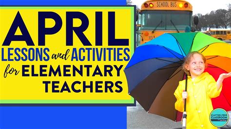 April Activities for Elementary Students (Grades 1-5) in 2025 ...