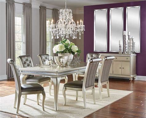 Silver 5 Pc Dining Set Badcock Home Furniture Andmore