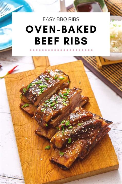 Oven-Baked Beef Ribs [Easy BBQ Ribs]