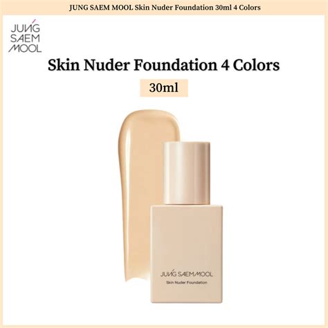 JungSaemMool Skin Nuder Foundation 30ml 4Colors Shopee Malaysia