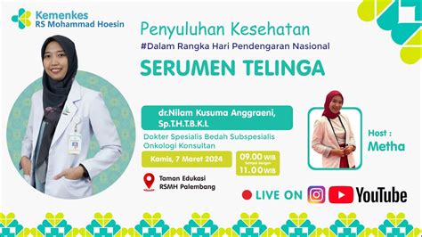 Serumen Telinga Hari Pendengaran Nasional Youtube