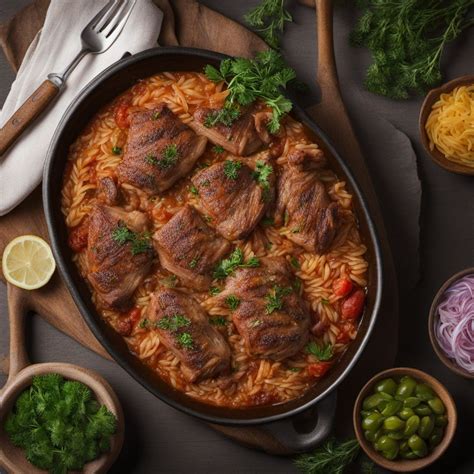 Greek Style Lamb And Orzo Bake — Fusion Food