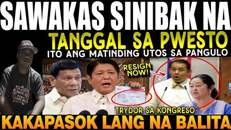 Grabe To Walang Nagawa Ang Kongreso Sa Matinding Utos Presmarcos