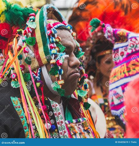 People from Bolivia in Their Traditional Clothing at Expo 2015 I ...