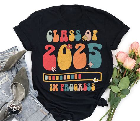 In Progress Class Of 2025 Shirt Senior 2025 Shirt Retro Etsy