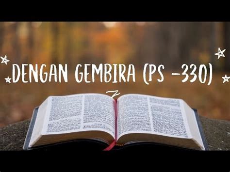 Dengan Gembira Ps Cover By Pebiantama Lirik Youtube