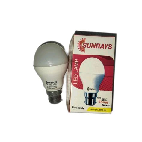 B22 9w Led Bulb Dob Plastic Cool White At Rs 12 1 Piece In New Delhi