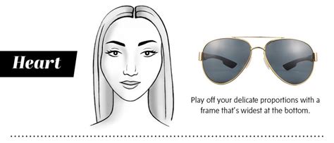 5 Types Of Sunglasses For A Heart Shaped Face Style Wile