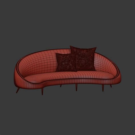 3d Ether Curved Sofa Jonathanadler Model Turbosquid 1618210