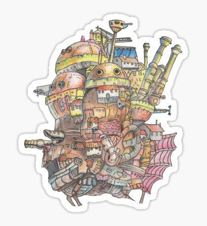 Howls Moving Castle Stickers For Sale Cute Stickers Sticker