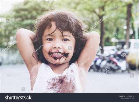 Kid With Chocolate Face Over 18954 Royalty Free Licensable Stock