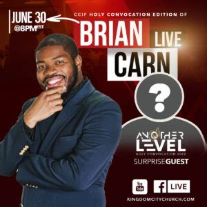 Brian Carn LIVE Holy Convocation Edition Brian Carn Ministries