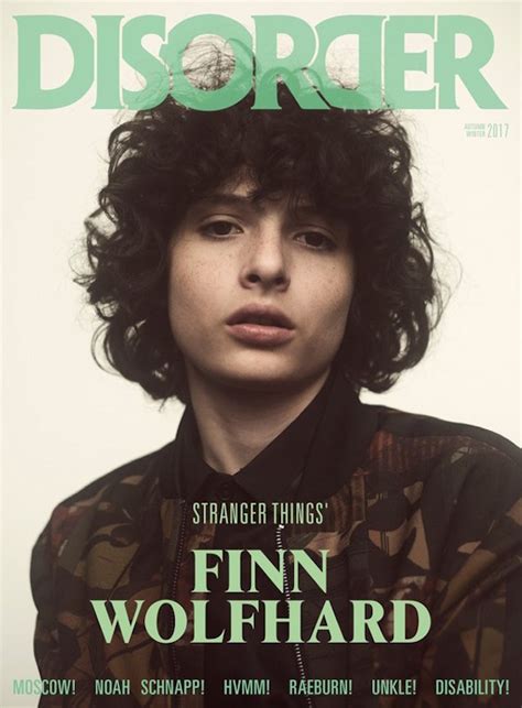 Finn Wolfhard And Noah Schnapp On The Cover Of Disorder Magazine Coup De Main Magazine